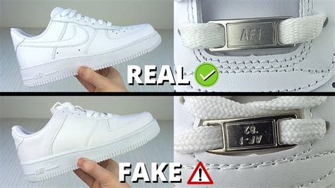 nike air force 1 originales vs fake|af1 without logo.